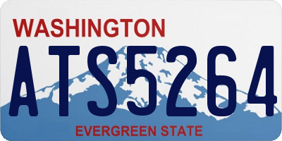 WA license plate ATS5264
