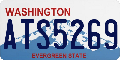 WA license plate ATS5269