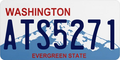 WA license plate ATS5271