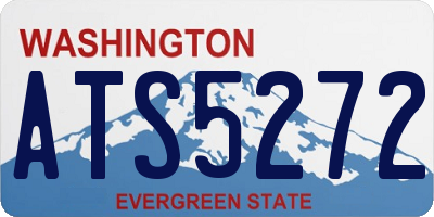 WA license plate ATS5272