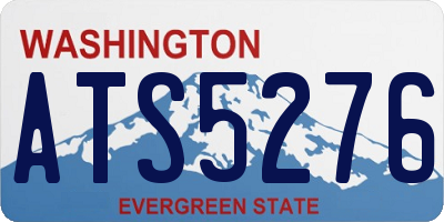 WA license plate ATS5276
