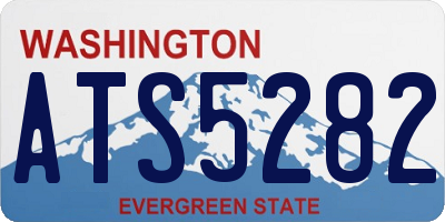 WA license plate ATS5282