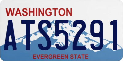 WA license plate ATS5291