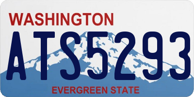WA license plate ATS5293
