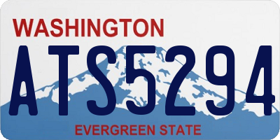 WA license plate ATS5294