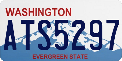 WA license plate ATS5297