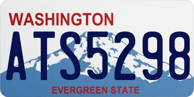 WA license plate ATS5298