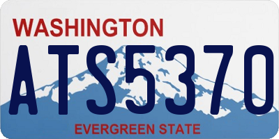 WA license plate ATS5370