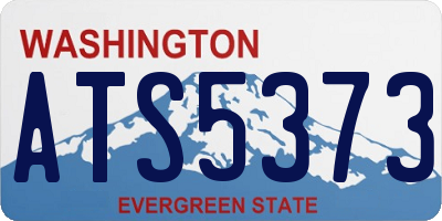 WA license plate ATS5373