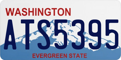 WA license plate ATS5395