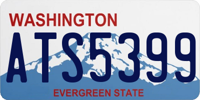 WA license plate ATS5399