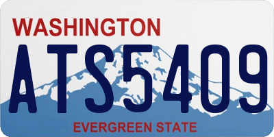 WA license plate ATS5409