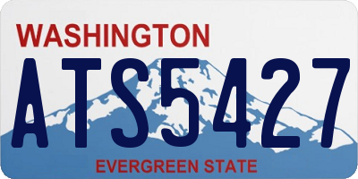 WA license plate ATS5427