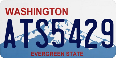 WA license plate ATS5429