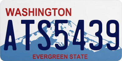 WA license plate ATS5439