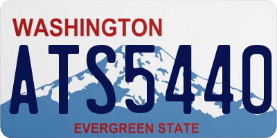WA license plate ATS5440