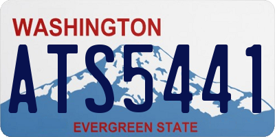 WA license plate ATS5441