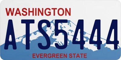 WA license plate ATS5444