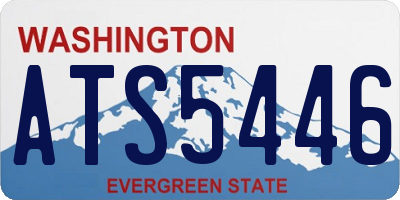 WA license plate ATS5446