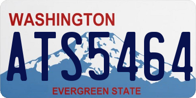 WA license plate ATS5464