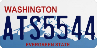 WA license plate ATS5544