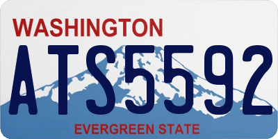 WA license plate ATS5592
