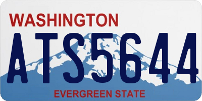 WA license plate ATS5644