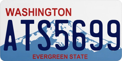 WA license plate ATS5699