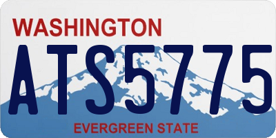 WA license plate ATS5775
