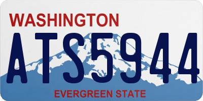 WA license plate ATS5944