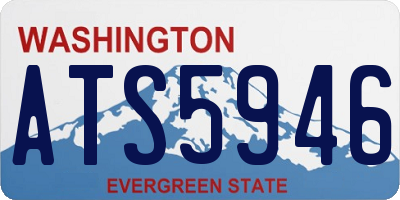 WA license plate ATS5946