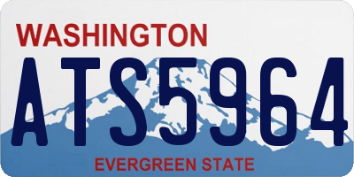 WA license plate ATS5964