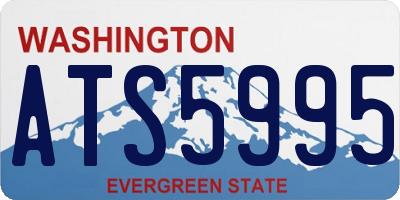 WA license plate ATS5995