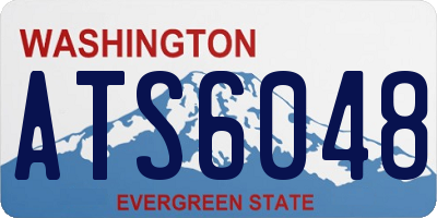 WA license plate ATS6048