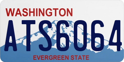 WA license plate ATS6064