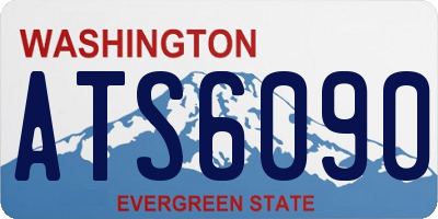 WA license plate ATS6090