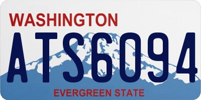 WA license plate ATS6094