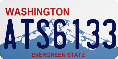 WA license plate ATS6133