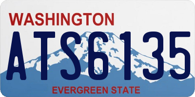 WA license plate ATS6135