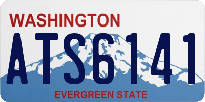 WA license plate ATS6141