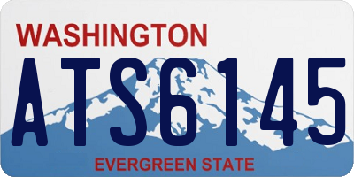 WA license plate ATS6145