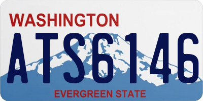 WA license plate ATS6146
