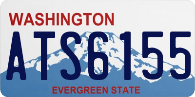 WA license plate ATS6155