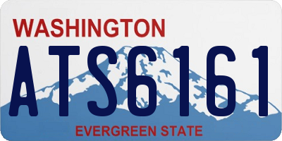 WA license plate ATS6161