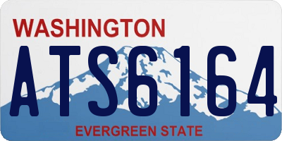 WA license plate ATS6164