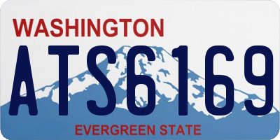 WA license plate ATS6169