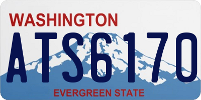 WA license plate ATS6170