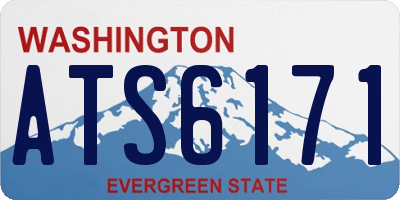 WA license plate ATS6171