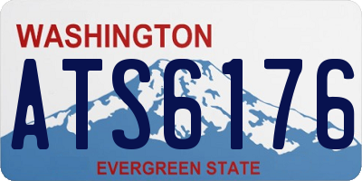 WA license plate ATS6176