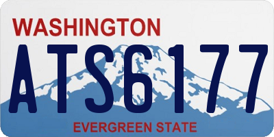 WA license plate ATS6177